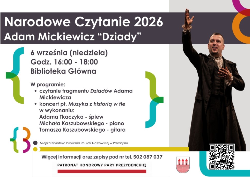 Narodowe Czytanie 2026 - zaproszenie